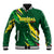 Custom Senegal Football Baseball Jacket Nations Cup 2024 Tranga Lions LT7 - Wonder Print Shop