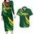 Custom Senegal Football Couples Matching Long Sleeve Bodycon Dress and Hawaiian Shirt Nations Cup 2024 Tranga Lions LT7 - Wonder Print Shop