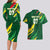 Custom Senegal Football Couples Matching Long Sleeve Bodycon Dress and Hawaiian Shirt Nations Cup 2024 Tranga Lions LT7 - Wonder Print Shop