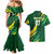 Custom Senegal Football Couples Matching Mermaid Dress and Hawaiian Shirt Nations Cup 2024 Tranga Lions LT7 - Wonder Print Shop