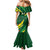 Custom Senegal Football Mermaid Dress Nations Cup 2024 Tranga Lions - Wonder Print Shop