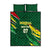 Custom Senegal Football Quilt Bed Set Nations Cup 2024 Tranga Lions - Wonder Print Shop