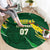 Custom Senegal Football Round Carpet Nations Cup 2024 Téranga Lions