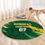 Custom Senegal Football Round Carpet Nations Cup 2024 Téranga Lions