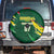 Custom Senegal Football Spare Tire Cover Nations Cup 2024 Tranga Lions - Wonder Print Shop