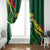 Custom Senegal Football Window Curtain Nations Cup 2024 Tranga Lions - Wonder Print Shop