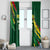 Custom Senegal Football Window Curtain Nations Cup 2024 Tranga Lions - Wonder Print Shop