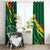 Custom Senegal Football Window Curtain Nations Cup 2024 Tranga Lions - Wonder Print Shop