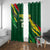 Custom Senegal Football Window Curtain Nations Cup 2024 Tranga Lions - Wonder Print Shop