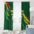 Custom Senegal Football Window Curtain Nations Cup 2024 Tranga Lions - Wonder Print Shop