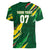 Custom Senegal Football Women V Neck T Shirt Nations Cup 2024 Tranga Lions - Wonder Print Shop