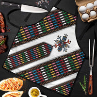 Habesha Kemis Inspired Tilet Pattern Apron White