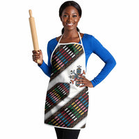 Habesha Kemis Inspired Tilet Pattern Apron White