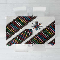 Habesha Kemis Inspired Tilet Pattern Tablecloth White