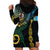 Personalised Vanuatu Hoodie Dress Turtle Chest Tattoo Flag Color - Sanma - Wonder Print Shop