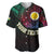 Personalised Vanuatu Baseball Jersey Turtle Chest Tattoo Flag Color - Shefa LT7 - Wonder Print Shop