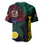 Personalised Vanuatu Baseball Jersey Turtle Chest Tattoo Flag Color - Shefa LT7 - Wonder Print Shop