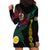 Personalised Vanuatu Hoodie Dress Turtle Chest Tattoo Flag Color - Shefa - Wonder Print Shop