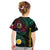 Personalised Vanuatu Kid T Shirt Turtle Chest Tattoo Flag Color - Shefa - Wonder Print Shop