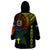 Personalised Vanuatu Wearable Blanket Hoodie Turtle Chest Tattoo Flag Color - Tafea - Wonder Print Shop