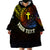 Personalised Vanuatu Wearable Blanket Hoodie Turtle Chest Tattoo Flag Color - Tafea - Wonder Print Shop