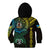 Personalised Vanuatu Kid Hoodie Turtle Chest Tattoo Flag Color - Torba - Wonder Print Shop