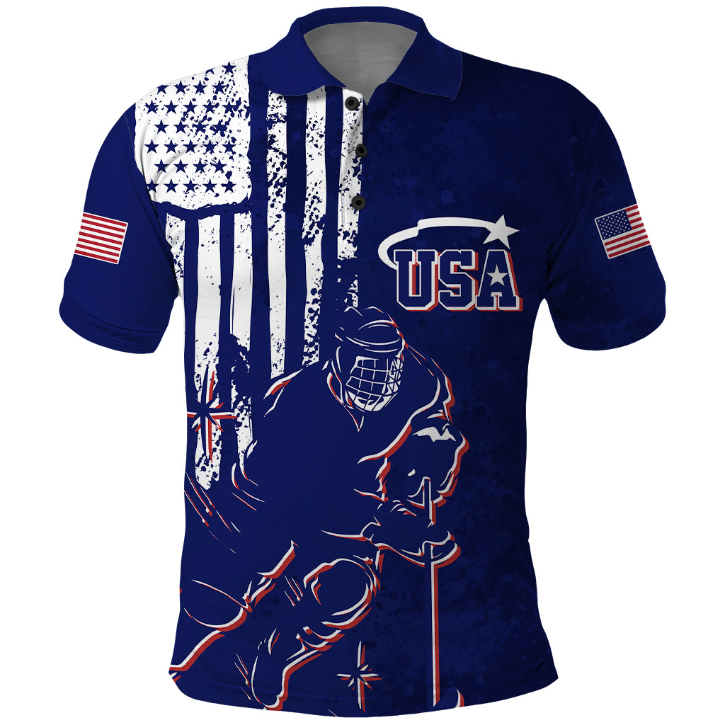 personalised-usa-ice-hockey-polo-shirt-flag-grunge-style