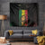 Reggae King Marley Tapestry Typeset Grunge Style