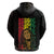 Reggae King Marley Zip Hoodie Typeset Grunge Style - Wonder Print Shop