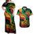 Reggae Day Couples Matching Off Shoulder Maxi Dress and Hawaiian Shirt One Love One Heart LT7 - Wonder Print Shop