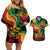 Reggae Day Couples Matching Off Shoulder Short Dress and Hawaiian Shirt One Love One Heart LT7 - Wonder Print Shop