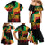 Reggae Day Family Matching Mermaid Dress and Hawaiian Shirt One Love One Heart LT7 - Wonder Print Shop