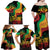 Reggae Day Family Matching Off Shoulder Maxi Dress and Hawaiian Shirt One Love One Heart LT7 - Wonder Print Shop