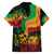 Reggae Day Family Matching Off Shoulder Maxi Dress and Hawaiian Shirt One Love One Heart LT7 - Wonder Print Shop