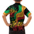 Reggae Day Family Matching Short Sleeve Bodycon Dress and Hawaiian Shirt One Love One Heart - Wonder Print Shop