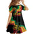 Reggae Day Kid Short Sleeve Dress One Love One Heart - Wonder Print Shop