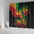 Reggae Day Shower Curtain One Love One Heart