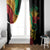 Reggae Day Window Curtain One Love One Heart