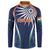 India Cricket World Cup 2024 Button Sweatshirt Men In Blue Dynamic LT7 - Wonder Print Shop