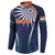 India Cricket World Cup 2024 Button Sweatshirt Men In Blue Dynamic LT7 - Wonder Print Shop