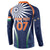 India Cricket World Cup 2024 Button Sweatshirt Men In Blue Dynamic LT7 - Wonder Print Shop