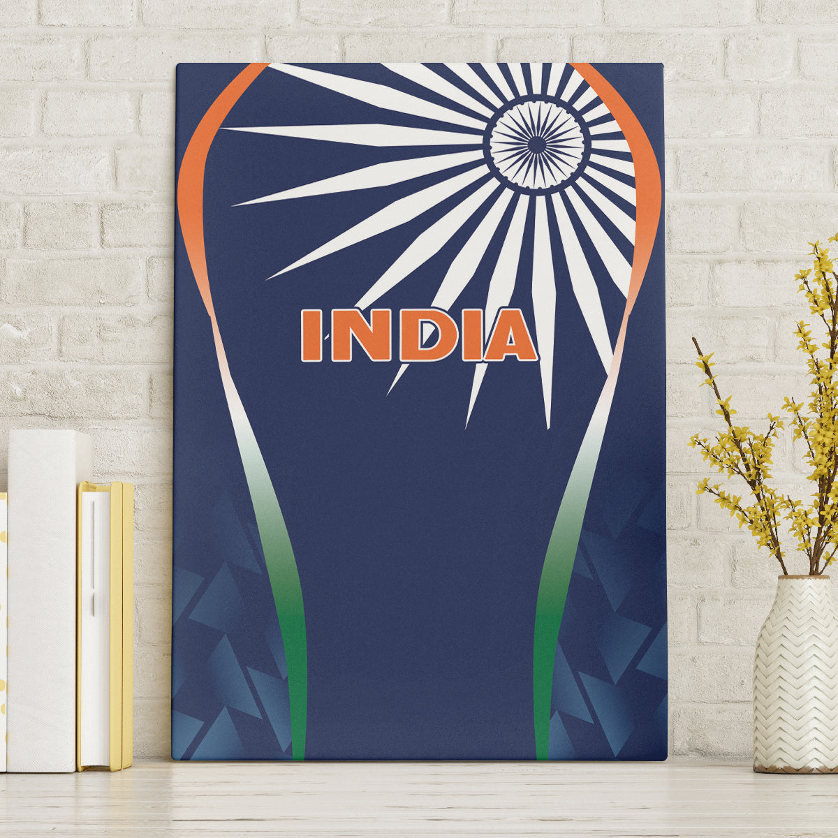 India Cricket World Cup 2024 Canvas Wall Art Men In Blue Dynamic LT7 - Wonder Print Shop