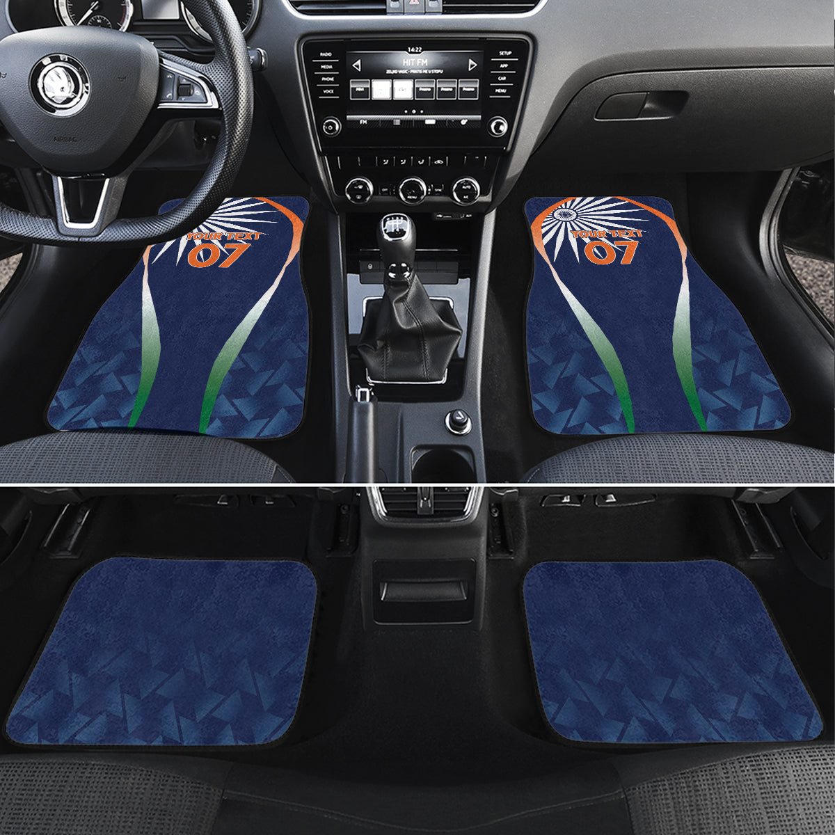 India Cricket World Cup 2024 Car Mats Men In Blue Dynamic LT7 - Wonder Print Shop