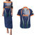 India Cricket World Cup 2024 Couples Matching Puletasi and Hawaiian Shirt Men In Blue Dynamic LT7 - Wonder Print Shop