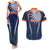 India Cricket World Cup 2024 Couples Matching Tank Maxi Dress and Hawaiian Shirt Men In Blue Dynamic LT7 - Wonder Print Shop