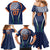 India Cricket World Cup 2024 Family Matching Mermaid Dress and Hawaiian Shirt Men In Blue Dynamic LT7 - Wonder Print Shop