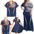 India Cricket World Cup 2024 Family Matching Off Shoulder Maxi Dress and Hawaiian Shirt Men In Blue Dynamic LT7 - Wonder Print Shop