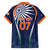 India Cricket World Cup 2024 Family Matching Off Shoulder Short Dress and Hawaiian Shirt Men In Blue Dynamic LT7 - Wonder Print Shop