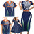 India Cricket World Cup 2024 Family Matching Short Sleeve Bodycon Dress and Hawaiian Shirt Men In Blue Dynamic - Wonder Print Shop