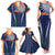 India Cricket World Cup 2024 Family Matching Tank Maxi Dress and Hawaiian Shirt Men In Blue Dynamic - Wonder Print Shop